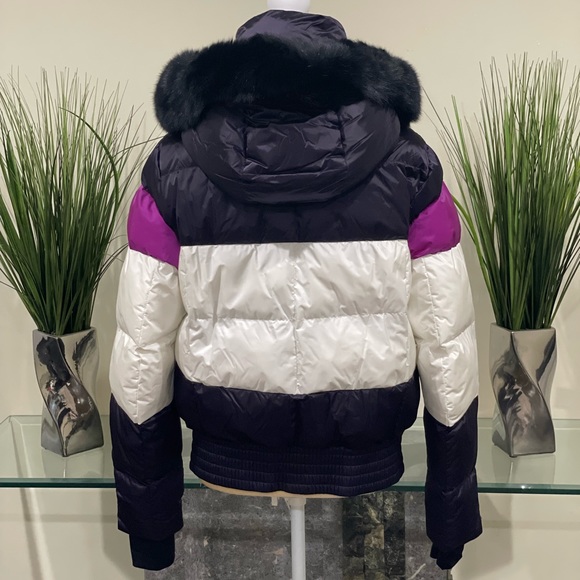 Toni Sailer Franka Ski Jacket with Real Fur 40 / 10 - Picture 5 of 15